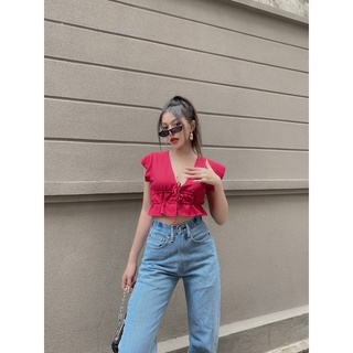 ÁO CROPTOP CỘT EO