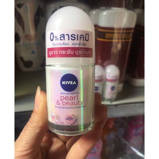 Lăn nách Nivea ngọc trai 25ml Thailand