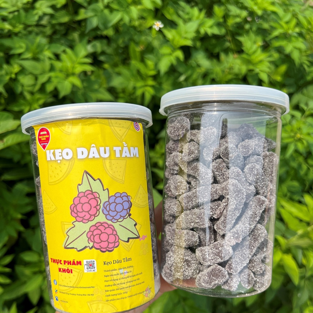 Kẹo dâu tây Đà Lạt ăn vặt ngon hũ 450g