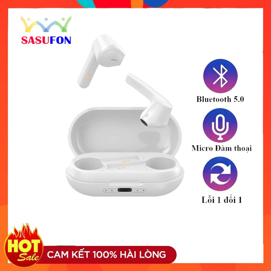 Tai Nghe Nhét Tai HX-LB20 Vỏ Hộp Sạc LAMZIEN Không Dây Bluetooth 5.0 Nhiều Màu Tùy Chọn