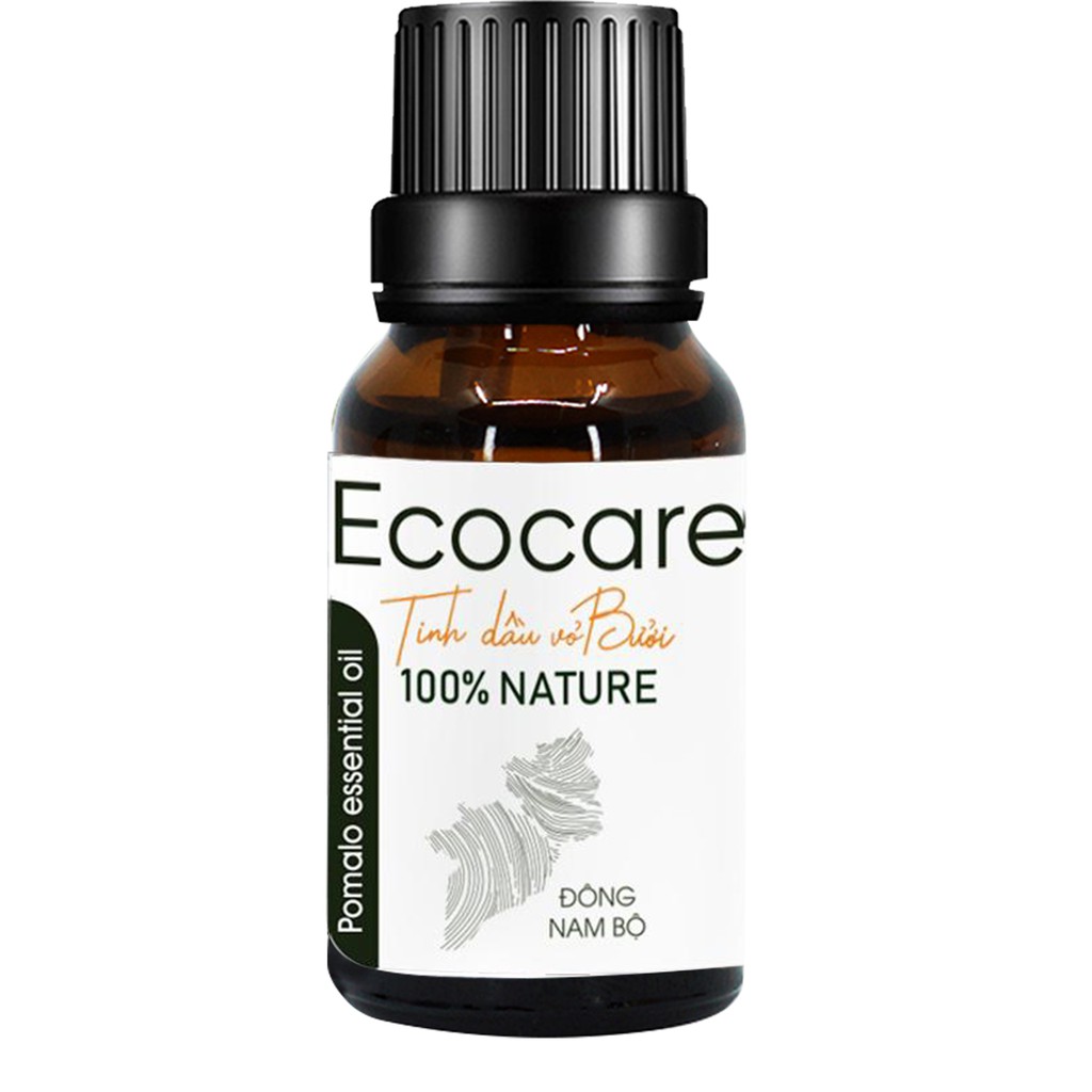 Tinh dầu thiên nhiên cao cấp ECOCARE 10ml, mùi thơm hoàn toàn nguyên chất (Bưởi, Quế, Cam, Sả Chanh, Bạc Hà, Nhài)