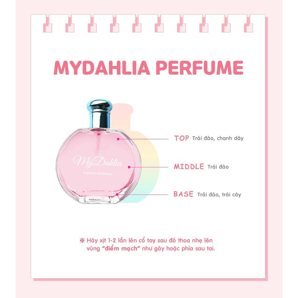 Nước hoa MyDahlia hương Đào/Girlish Perfume