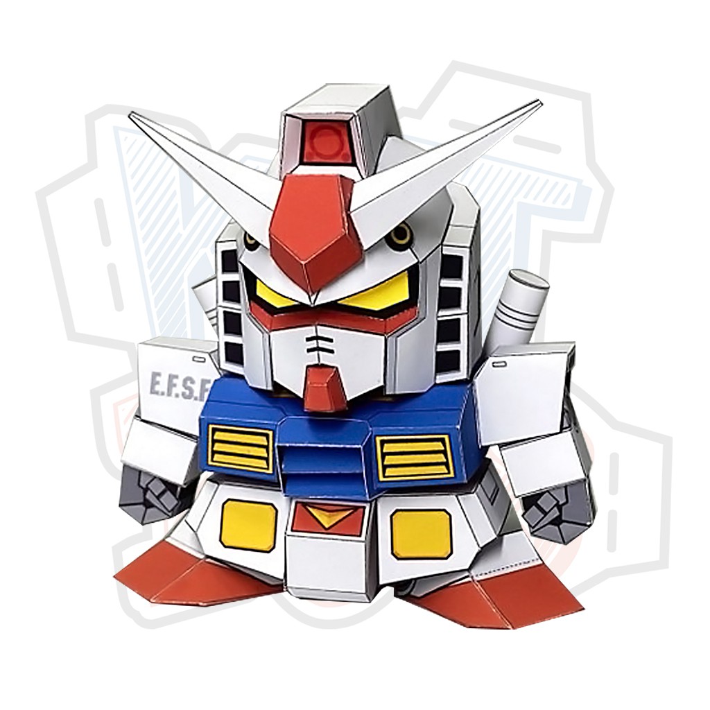 Mô hình giấy Robot chibi SD Gundam