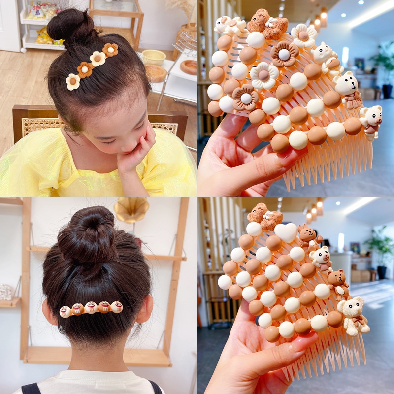 Lược Cài Tóc Phong Cách Công Chúa Hàn Quốc Cho Bé Gái