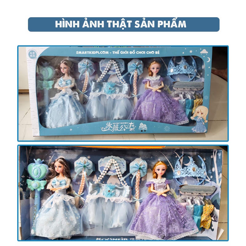 - Búp bê elsa công chúa băng, búp bê công chúa đồ chơi cho bé gái, hộp quà tặng cho bé