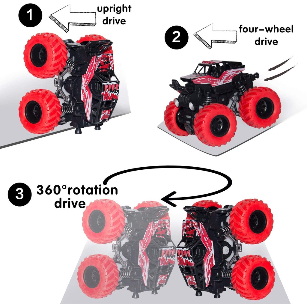Xe tải quái vật đồ chơi dành cho bé trai và bé gái