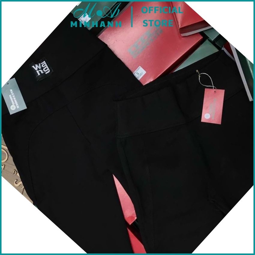Quần legging Wang cạp cao siêu ghen bụng nâng mông chất umi cao cấp co giãn bốn chiều - Minhanh.official.store.