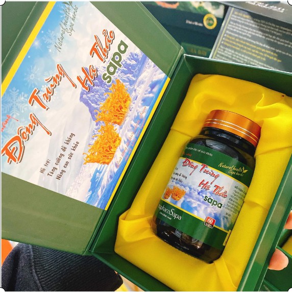 Đông trùng hạ thảo Traphaco Sapa Viên nang 60 viên | BigBuy360 - bigbuy360.vn