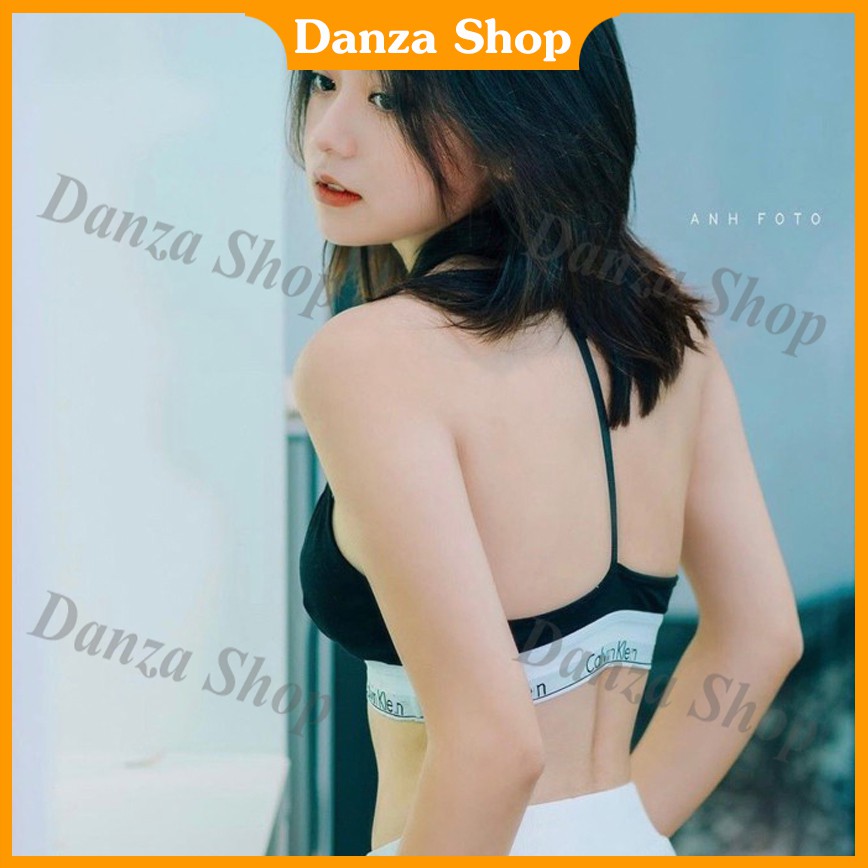 Áo bra cotton CK (Calvin klein). Áo ngực thể thao 2 dây chữ Y - Đồ Lót DANZA SHOP | BigBuy360 - bigbuy360.vn