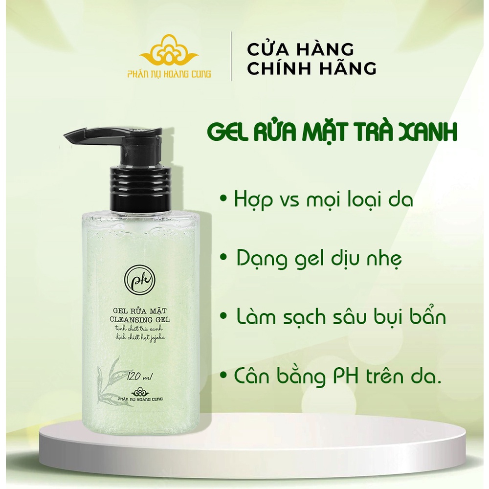 Bộ sản phẩm giảm mụn Nâng cao giúp thông thoáng lỗ chân lông giảm mụn, thâm mịn da Phấn Nụ Hoàng Cung