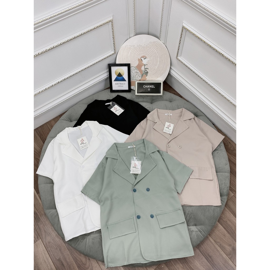 Áo Vest Basic Cộc Tay Túi Hộp | BigBuy360 - bigbuy360.vn