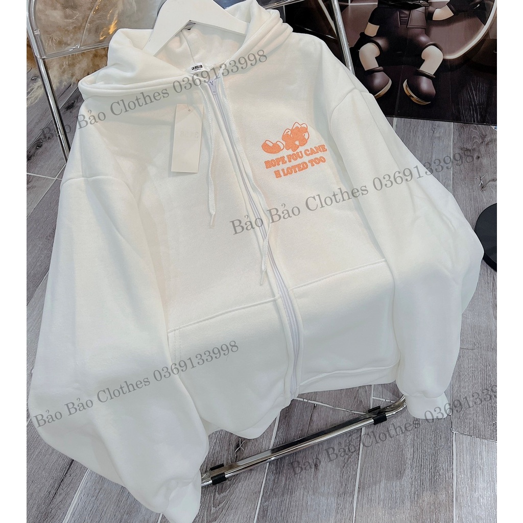 Khoác Nỉ Hoodie Mũ 2 Lớp Nam Nữ Dáng Rộng Hình Tim Form To Unisex Hot Trend