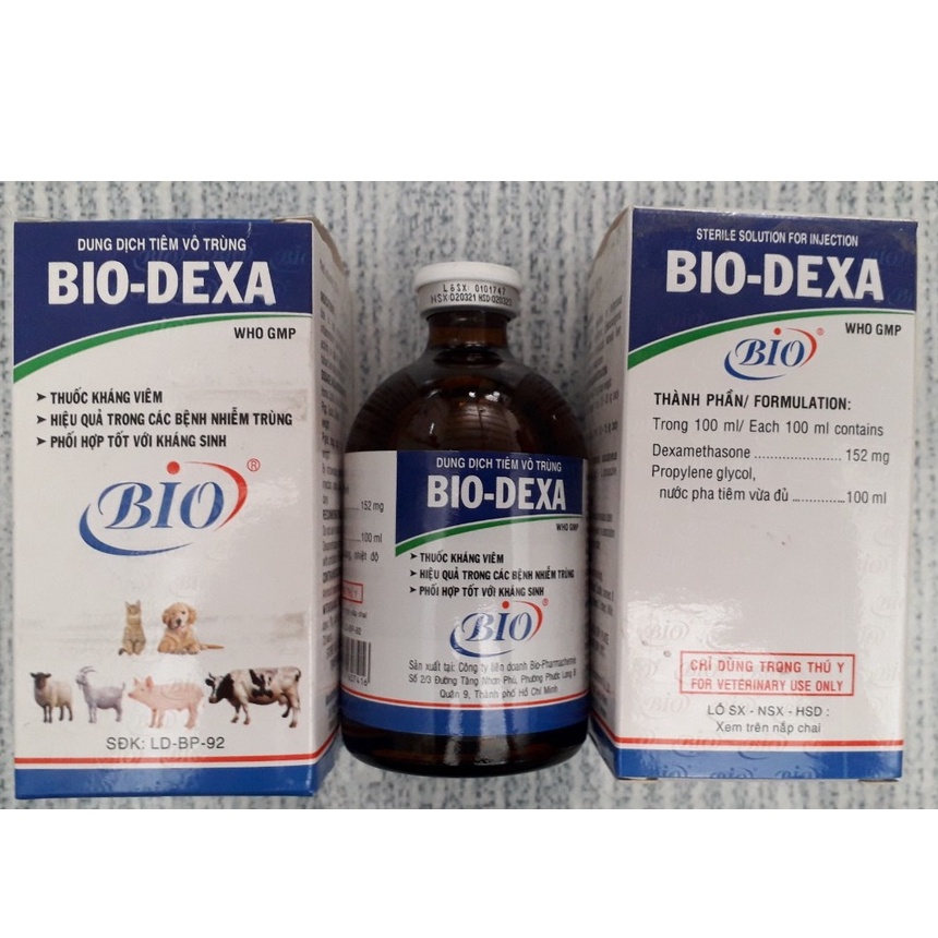 Bio Dexa 100ml. chống dị ứng, chống stress, chống viêm