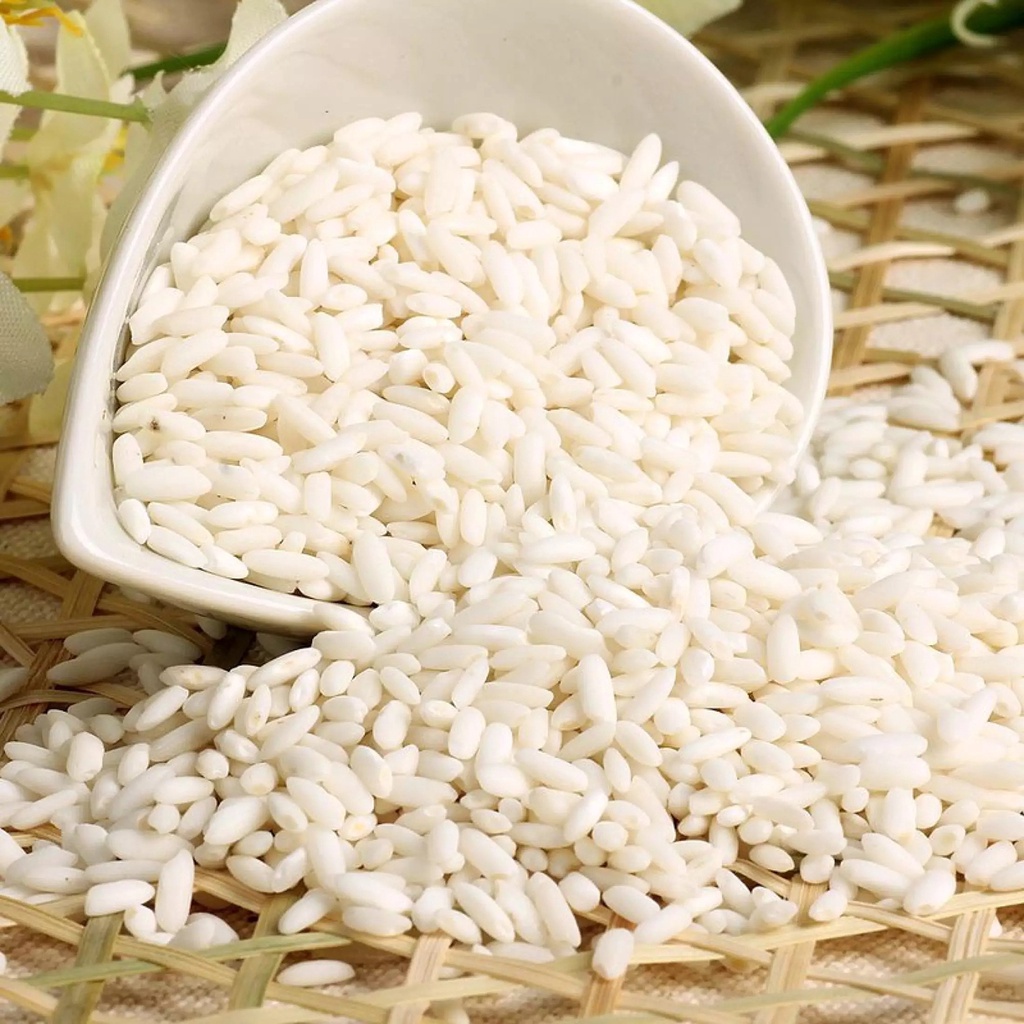 Gạo Nếp Cái Hoa Vàng 1kg, đặc biệt dẻo và trắng