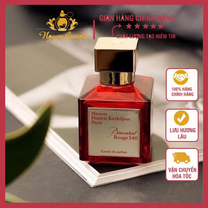 {BAO THƠM}Nước Hoa maison francis kurkdjian baccarat rouge 540 extrait de parfum ĐẲNG CẤP