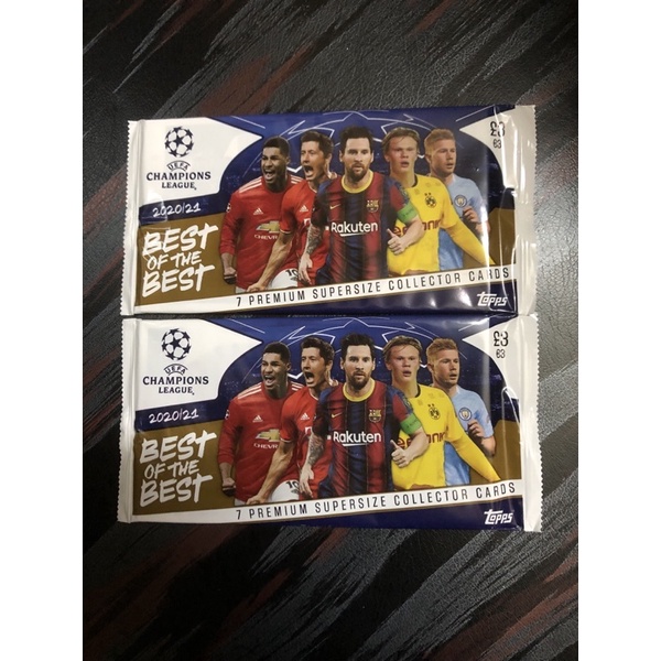 1 PACK THẺ CẦU THỦ BEST OF THE BEST 20/21 - Pack 7 thẻ