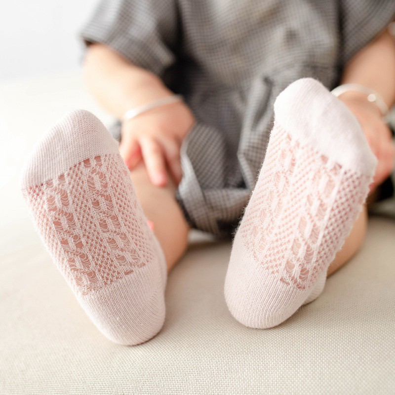 Set 5 Đôi Tất Lưới Dễ Thương Cho Bé