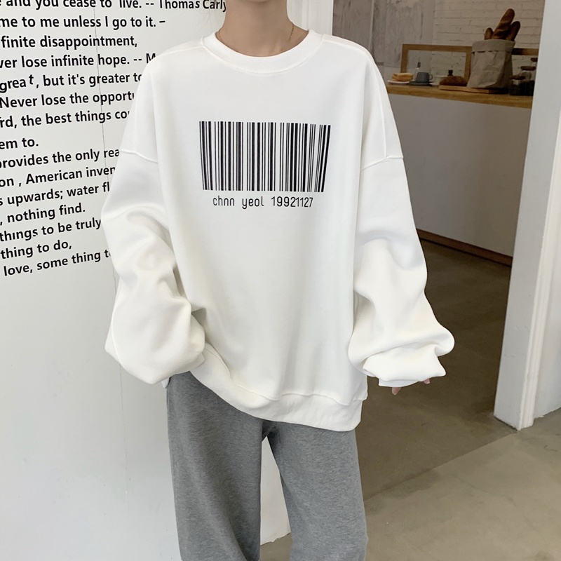 【Guimi】Áo Sweater In Họa Tiết Mới Thời Trang Thu Đông Cho Nữ | BigBuy360 - bigbuy360.vn