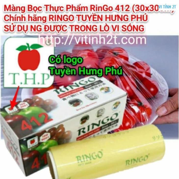 Màng bọc Thực Phẩm RINGO 412 nguyên siu hàng chất lượng cao 30cm x300m