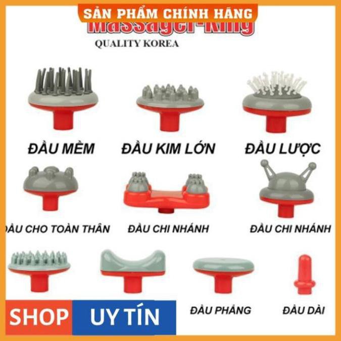 Máy massage cầm tay 10 đầu King Massager cao cấp