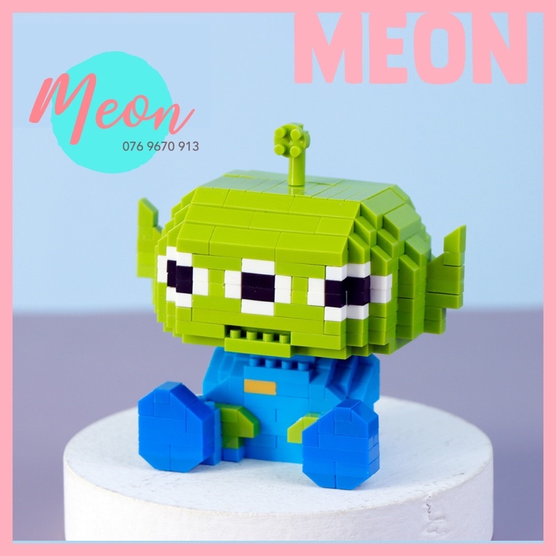 Xếp Hình lego Gấu Lotso và Buzz Lightyear trong Toy story - Miniblock Lotso Toy story