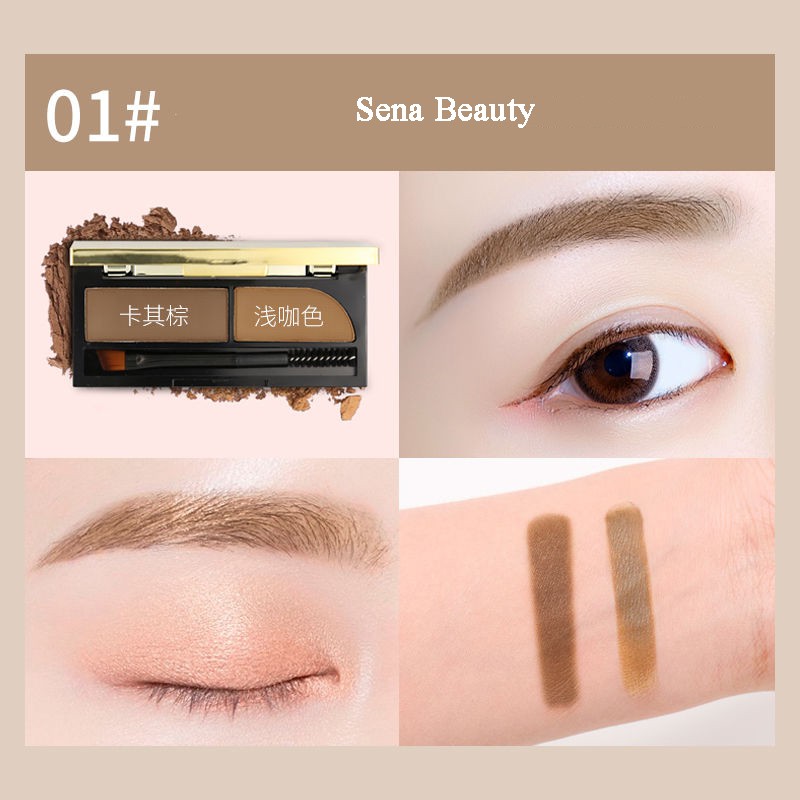 Phấn tán lông mày Sheloves hàng cao cấp 3.5g tặng kèm cọ tán Sena Beauty | BigBuy360 - bigbuy360.vn