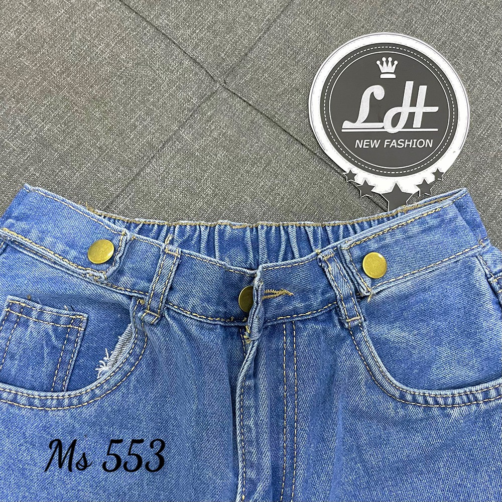 Quần Jean Cạp Chun Quần Baggy Nữ Lưng Thun Le Huy Fashion Kiểu Cach điệu Lưng Sieu đẹp Ms 353 Nong Trại Vui Vẻ Shop