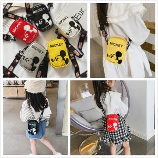 Túi Da Đựng Điện Thoại Hình Chuột Mickey Xinh Xắn Cho Bé Gái