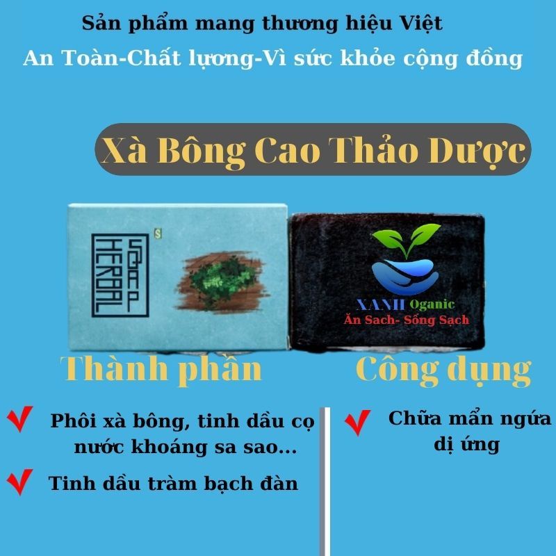 Xà bông sinh dược thiên nhiên sáng da diệt khuẩn sạch mụn đủ 10 loại | BigBuy360 - bigbuy360.vn