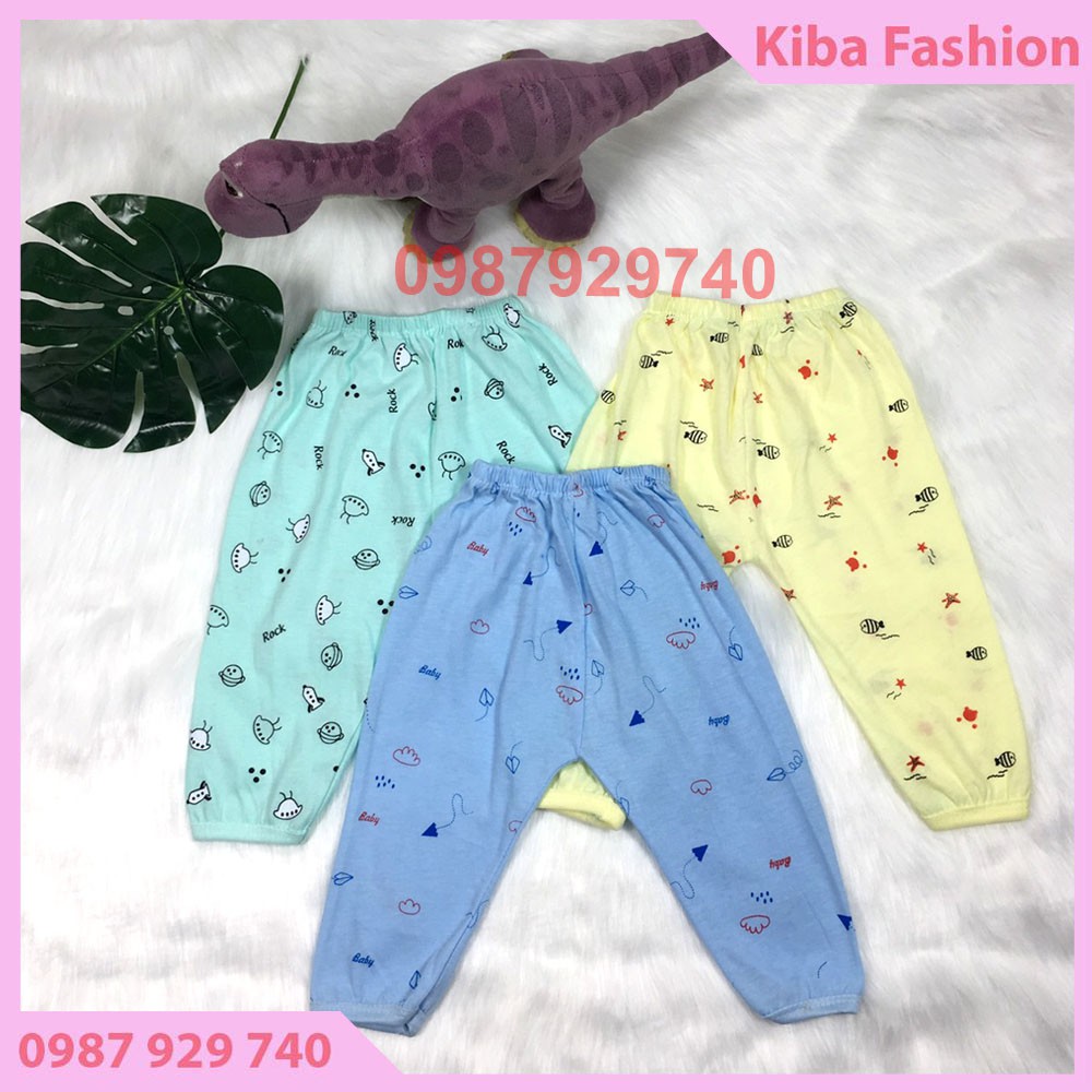 Combo 10 Quần Dài chất cotton an toàn cho bé sơ sinh từ 2-8kg - QD - TK0450