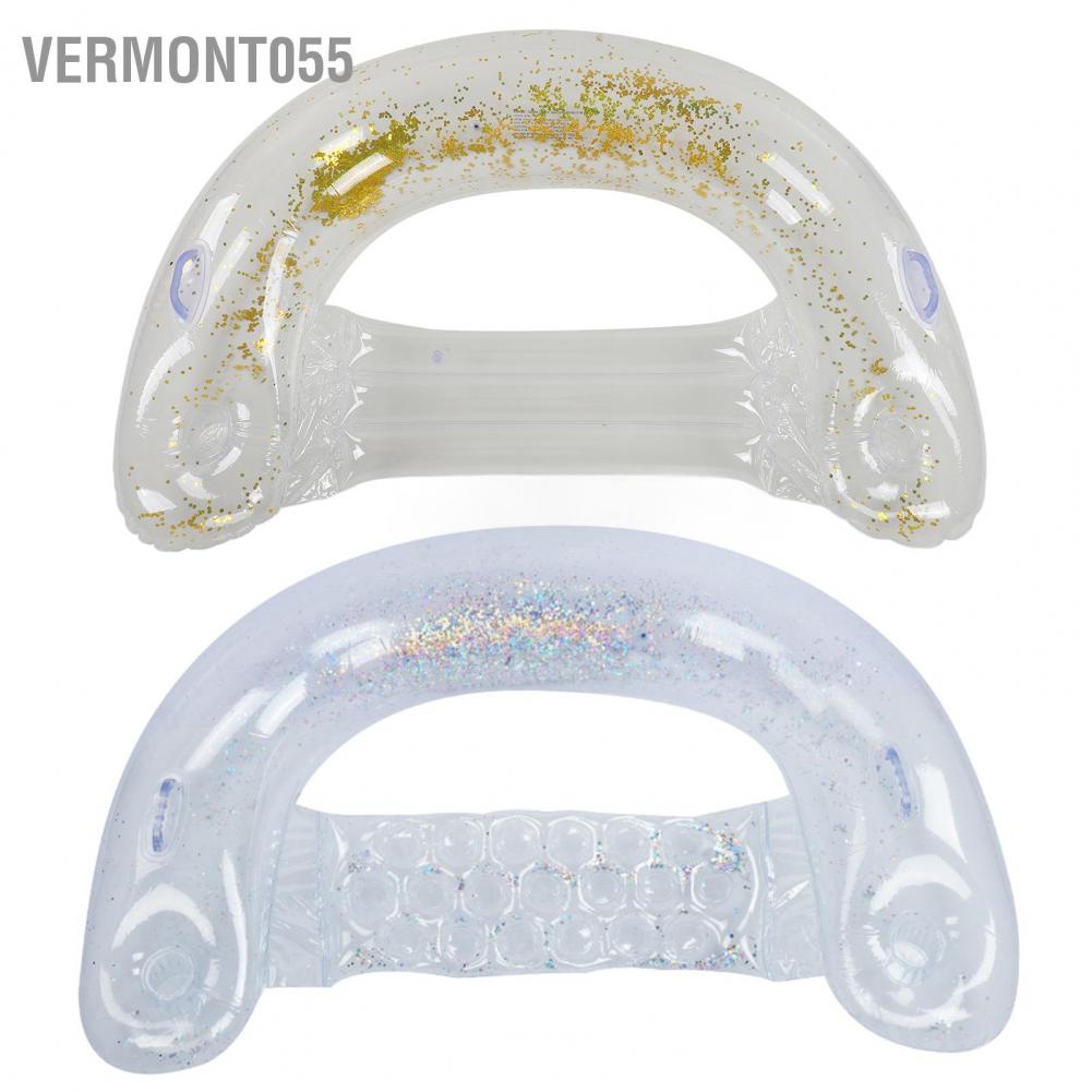 Hàng Hot Bền bể bơi bơm hơi Đệm nổi trên giường Nệm Đồ chơi nước mùa hè với Paillette Hàng giao ngayVermont055