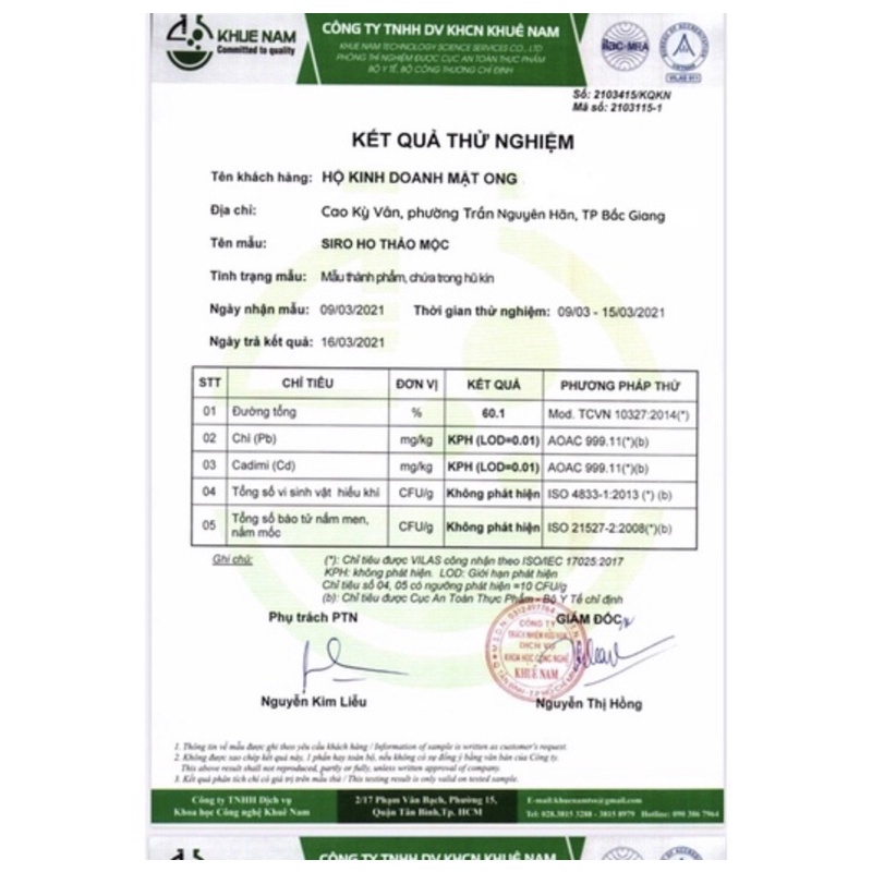 Siro ho thảo mộc - Siro cho bé và mọi gia đình