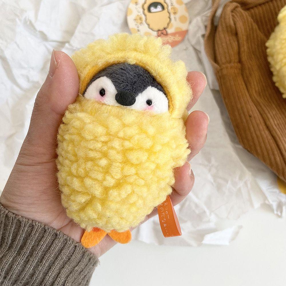 Móc Khóa Hình Chim Cánh Cụt Nhồi Bông Dễ Thương