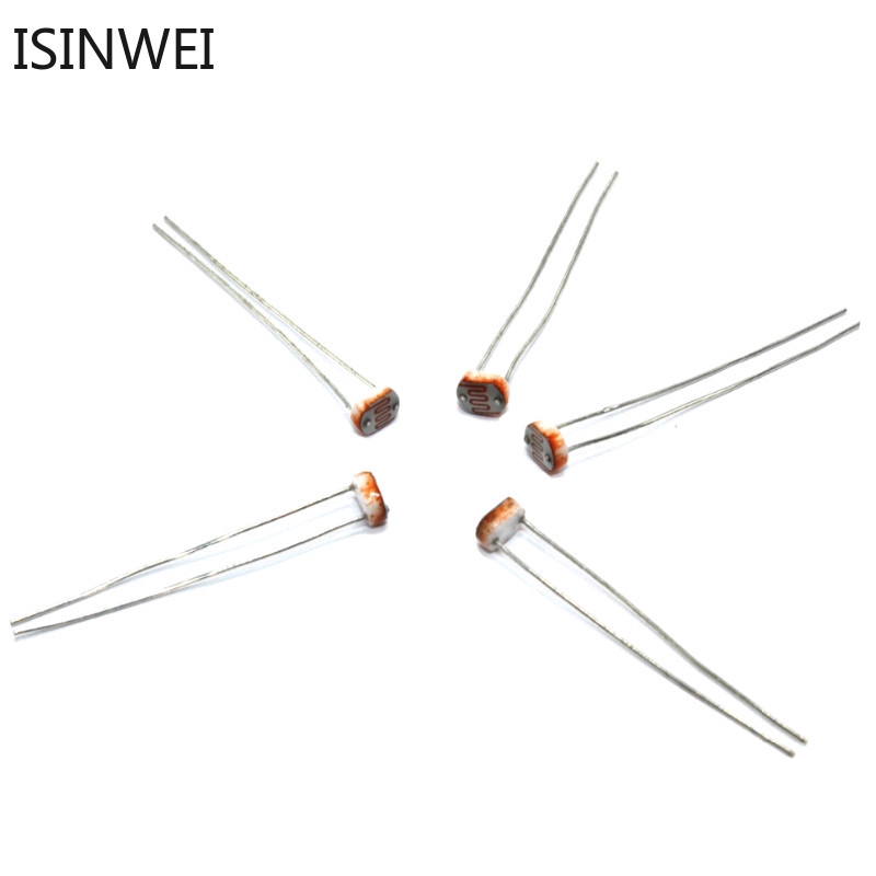 Bộ 50 điện trở cảm tính GL5516 GL5539 GL5549 GL5528 GL5537 5MM dùng cho chụp ảnh