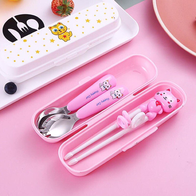 Bộ Thìa Nĩa Đũa cho bé tập ăn dặm
