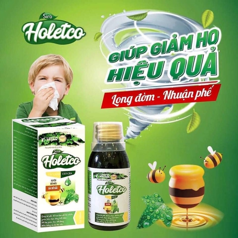 SIRO ho cao lá thường xuân BỔ PHẾ HOLETCO ĐÁNH BAY KHÒ KHÈ, HO ĐỜM CHỈ SAU 1 LIỆU TRÌNH