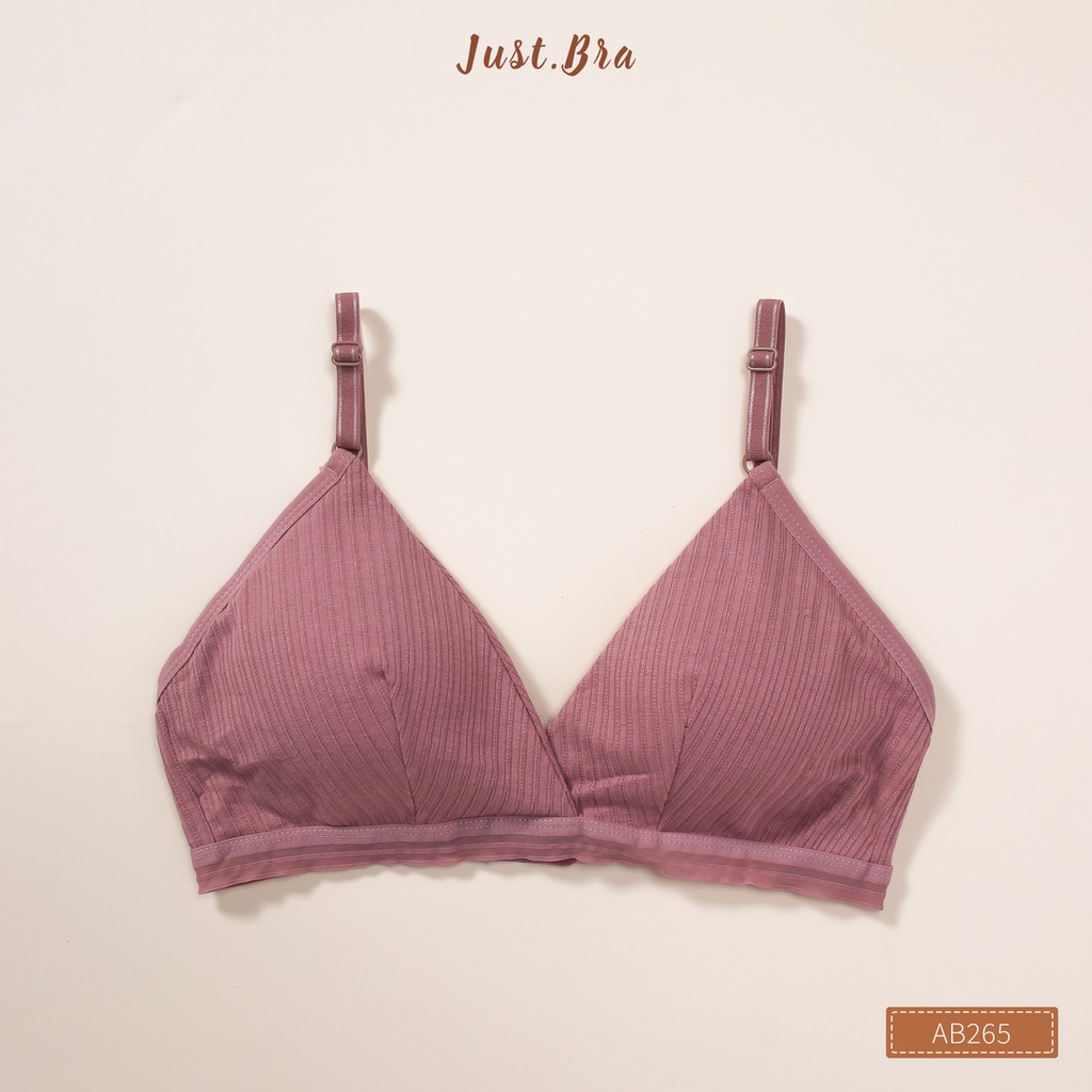 Áo ngực Just Bra chất thun mềm không gọng mang lại cảm giác thoải mái AB265 | BigBuy360 - bigbuy360.vn