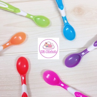 Thìa mềm Munchkin cho bé ăn dặm, thìa ăn dặm chất liệu nhựa PP nhiều màu sắc [Giá bán 1 chiếc]