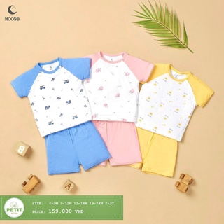Bộ cộc tay moon chất petit 2022