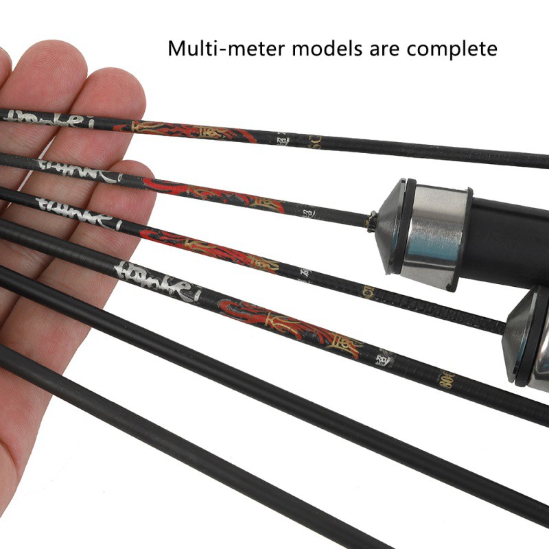 Cần câu cá mùa đông 65cm kèm tay quay cứng cáp