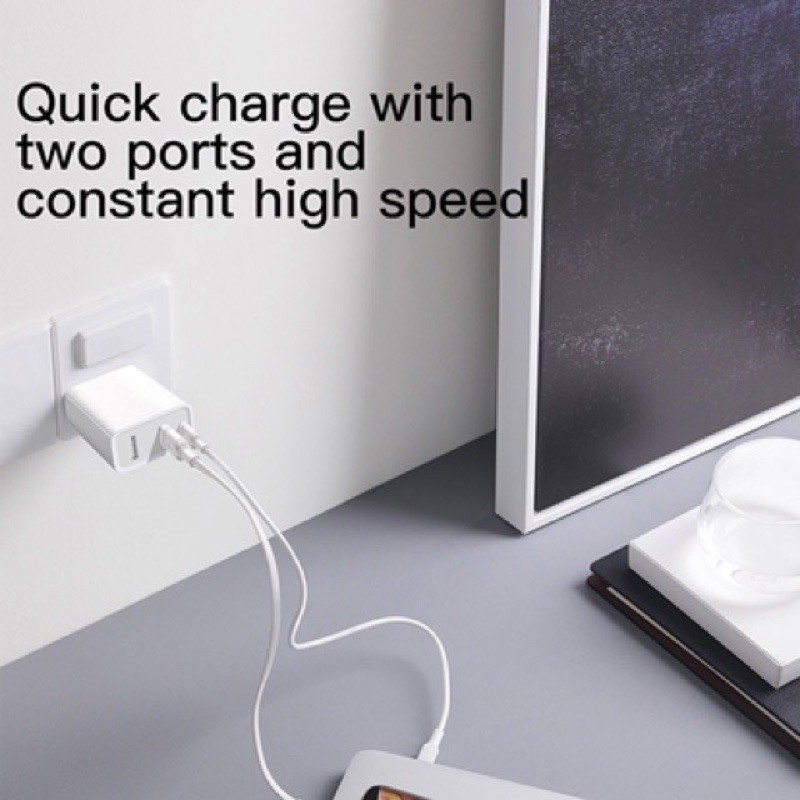 ✅CỐC SẠC NHANH BASEUS 30W 2 CỔNG (TYPE C +USB) HW 5A SUPER QUICK CHARGE -Hàng Chính Hãng