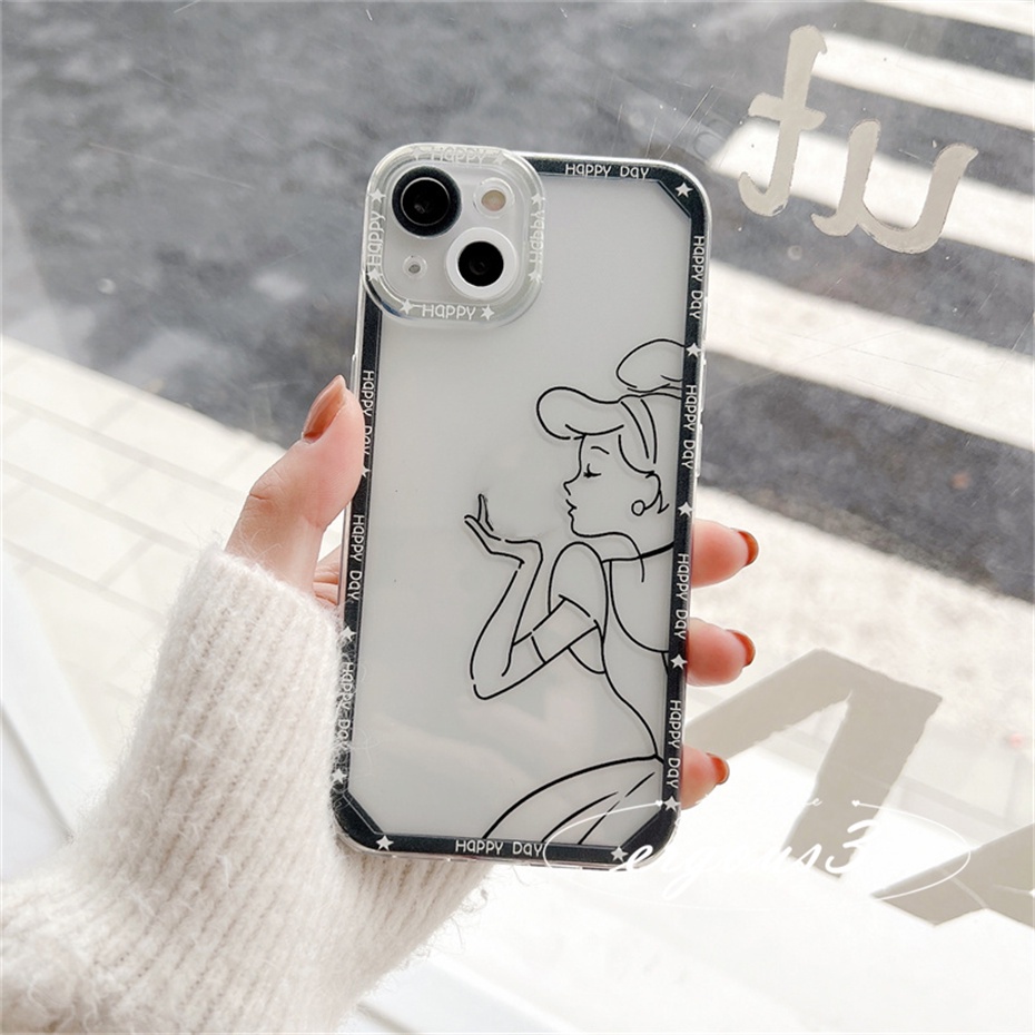Ốp Điện Thoại Mềm Hình Bạch Tuyết / Công Chúa Cho iPhone 14 13 12 11 Pro Max SE2020 X XR Xs Max 7 8 6 6s Plus