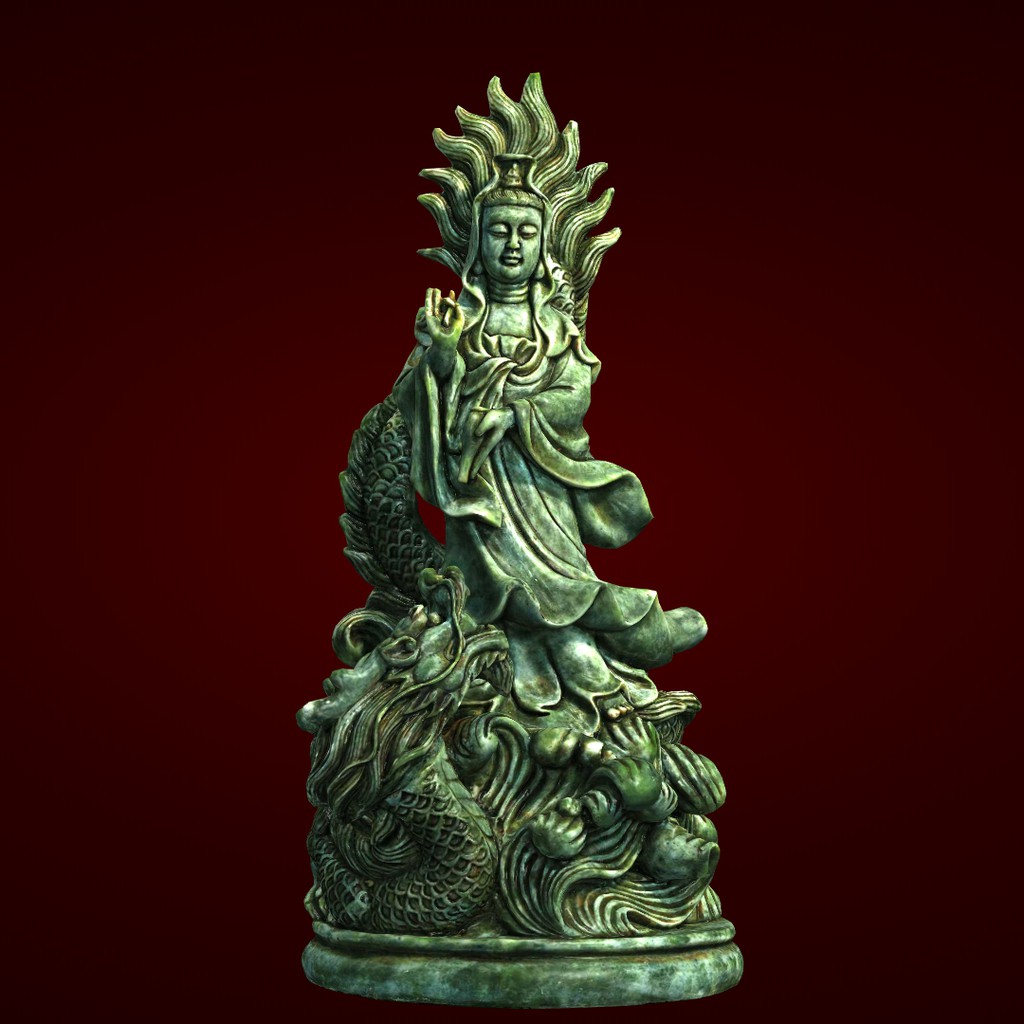 Tượng phật quan âm -Xưởng E3D - Mẹ Quan Âm - PH 088