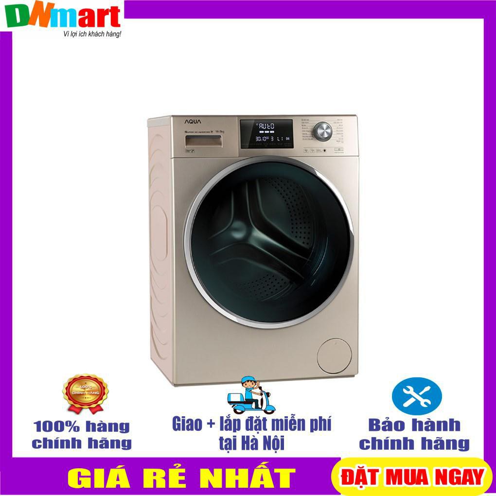 Máy giặt Aqua cửa ngang 10.5 kg AQD-DD1050E.N