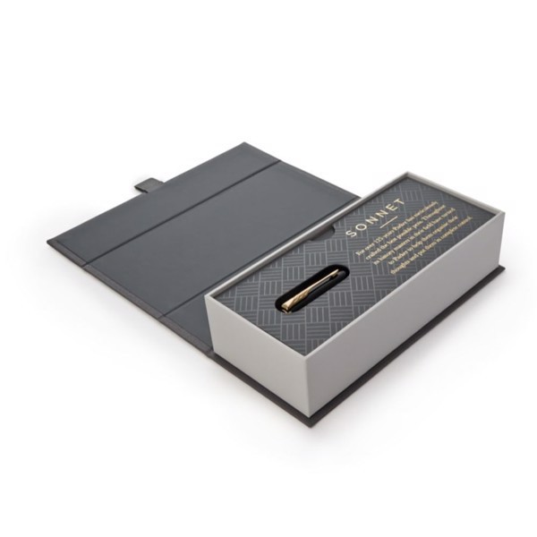 [Chính Hãng] Bút lông bi cao cấp Parker Sonnet X-Black GT TB-1950787 (Hàng Nhập Khẩu)