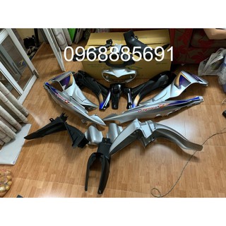 TRỌN BỘ VỎ NHỰA JUPITER V BẠC - ĐEN