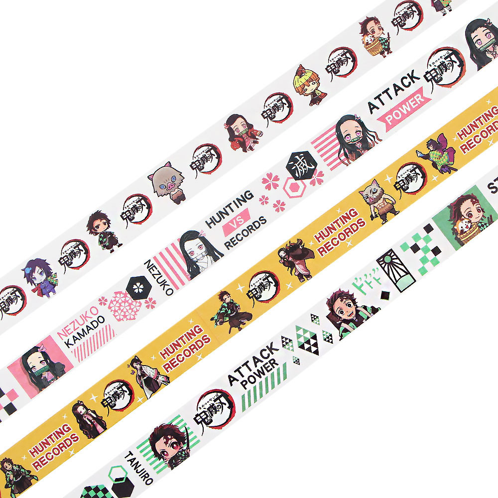 Cuộn Băng Dính Trang Trí In Hình Anime Dễ Thương