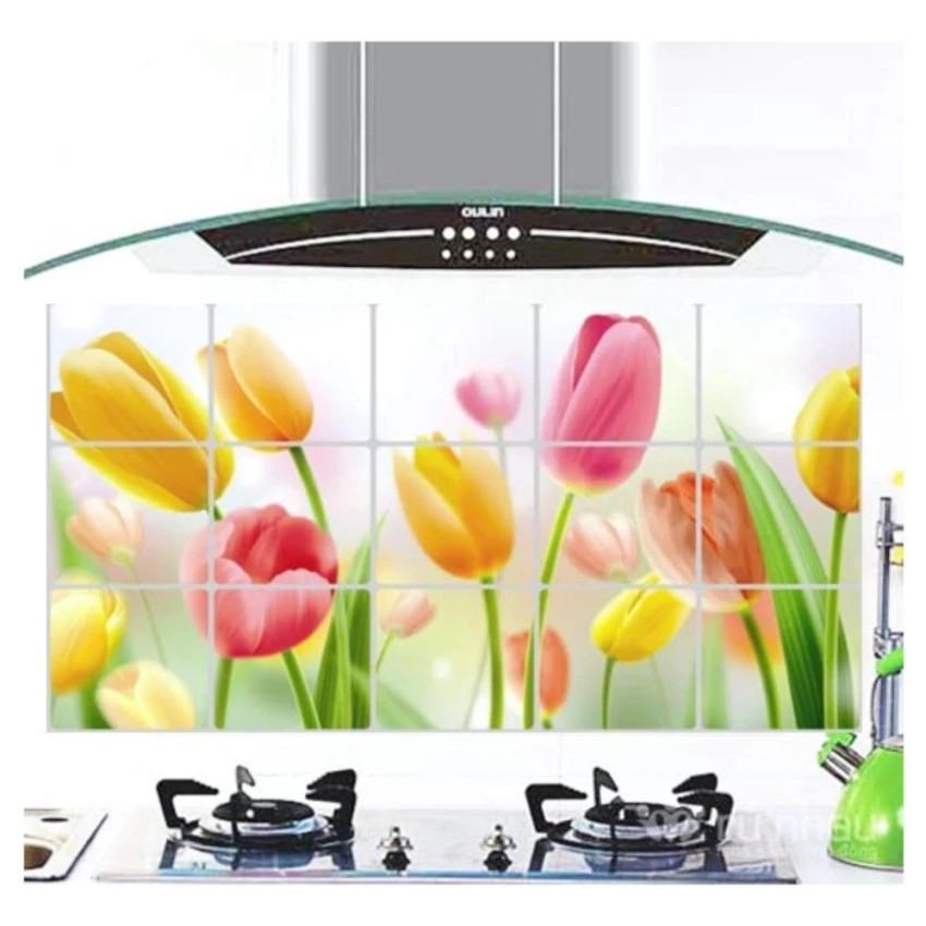 Miếng dán cách nhiệt chống thấm dầu mỡ KT 60x90cm (giao màu ngẫu nhiên) | BigBuy360 - bigbuy360.vn