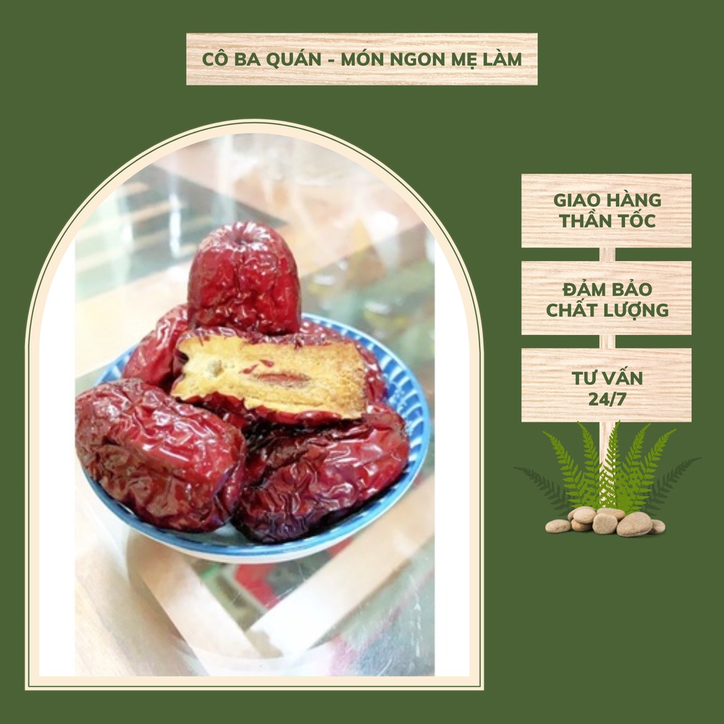 Táo Đỏ Hoà Điền Sấy Lạnh Giúp Ngủ Ngon Bổ Máu Và Giảm Stress 500g