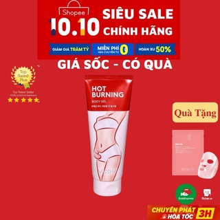 Kem Tan Mỡ Bụng Missha Hot Burning Perfect Body Gel 200ml Hàn Quốc Chính Hãng - Gel Massage Giảm Thon Gọn Eo